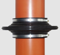 KLINGER KGS Pakninger. Murkraver monteret mellem rør 3