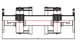 KLINGER Stål Kompensatorer seismic gimbals expansion joints tegning 2