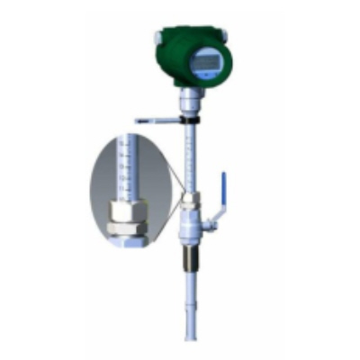 Termiske masseflowmår connected with rod 3